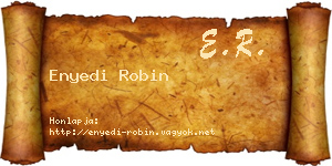 Enyedi Robin névjegykártya